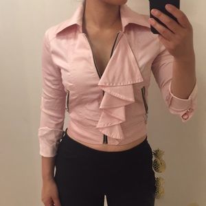 Egoist satiny jacket. Xs